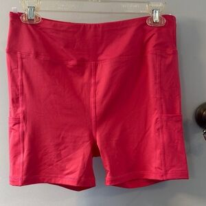 Sigrid Olsen Vibrant Pink Bike Shorts